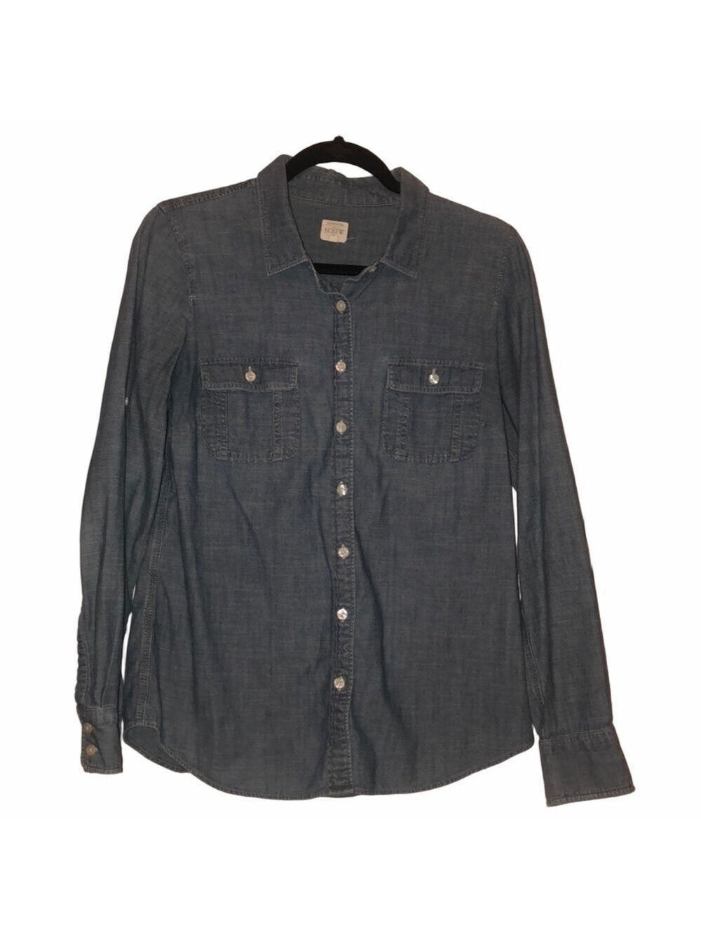 J.Crew Chambray Button Down Shirt Medium